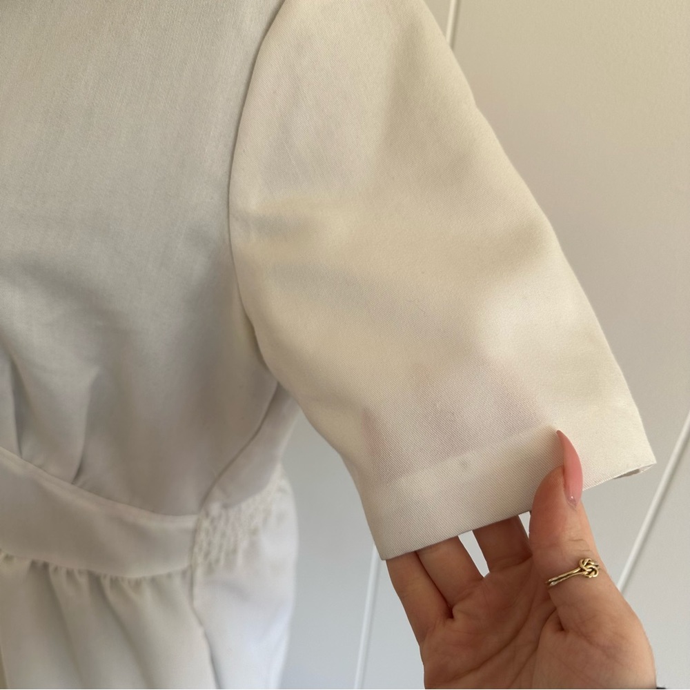 Vintage Off White Midi Dress - Picture 4 of 13
